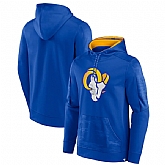Men's Los Angeles Rams Royal On The Ball Pullover Hoodie,baseball caps,new era cap wholesale,wholesale hats